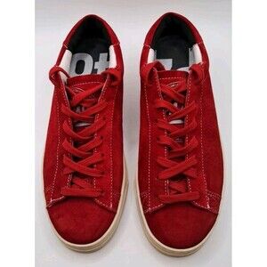 P448 Jack Womens Unisex Suede Low Top Sneaker Shoes Red Surf Skateboard Size 36